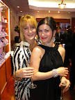 Photo l-r: Kelly (writer) and Lauren Maher ("Scarlett" from "Pirates of the Caribbean" 1, 2 & 3) & Kevin Sorbo ("Hercules") - earrings and cuff by House of Taylor. Photo credit: Popular Press Media Group (PPMG) Dame Elizabeth Taylor's "House of Taylor" opens in Beverly Hills on Dec 12, 2009.