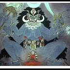 Stan's LSD Painting - Encounter with Mahakali at the moment of birth (BPM III-IV)