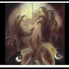 Stan's LSD Painting - Uterine contractions experienced as raptor birds (BPM III)