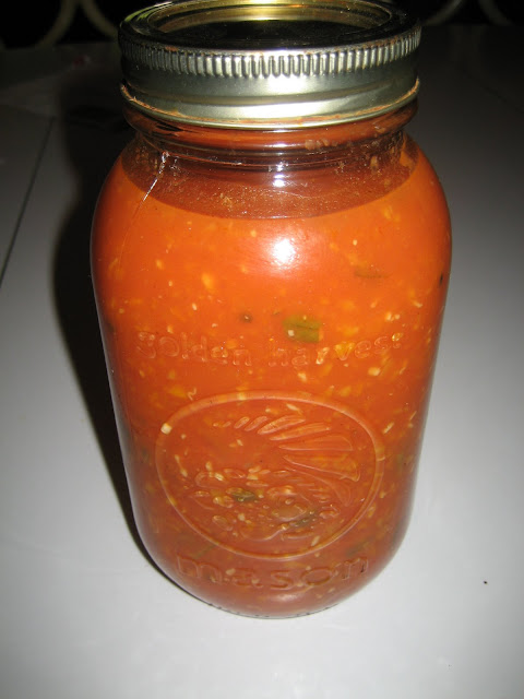 Freezing for the winter. Made sure to follow the instructions for freezing in glass jars...