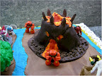 Torta Gormiti - Vulcano