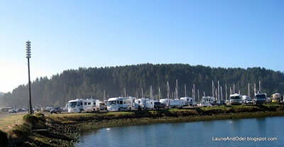 The line up on the C pier, with Scoopy on the far left.