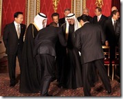 Obama bows