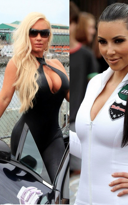 Coco y Kim Kardashian 