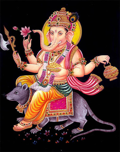 Come oh bulky stomach, Ganesha