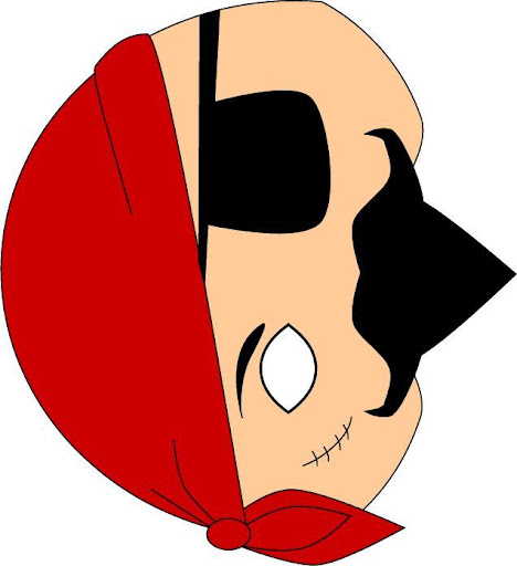 Máscara pirata color 2.