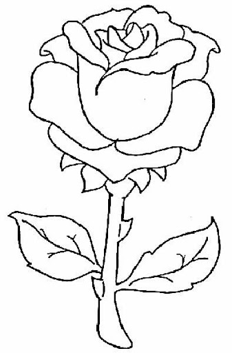 dibujos flores rosas