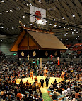 Dohyo and yakata