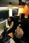 Cassady and Virginia in express train to Nagasaki