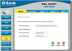 dns 
modem