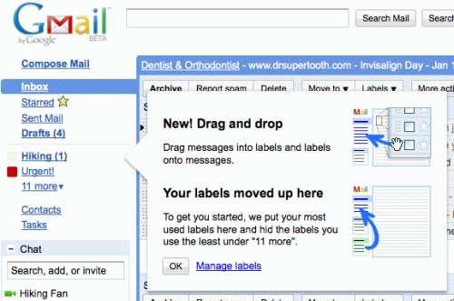 Changes to Labels in GMail Changes to Labels in GMail