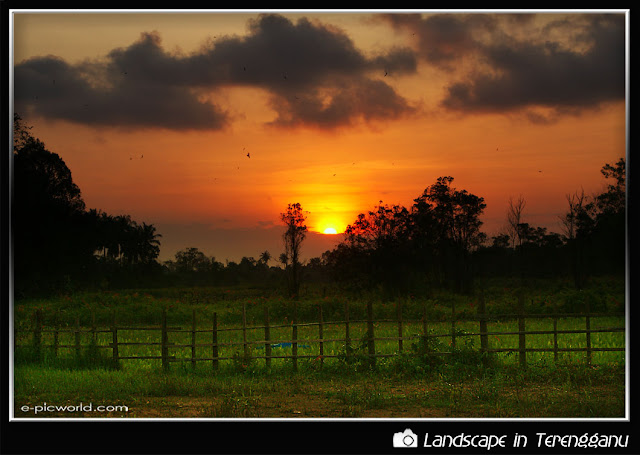 sunset at banggol air lilih picture