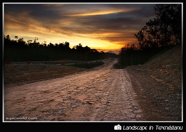 sunset at lingai picture