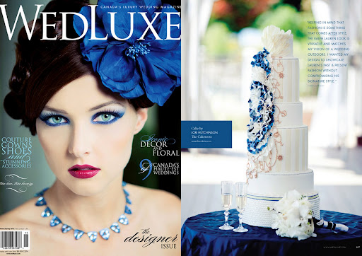 Wedluxe Magazine Ralph Lauren Cake Wedding Cakes Wedluxe