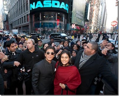 Shahrukh & Kajol first Bollywood stars to ring the NASDAQ bell