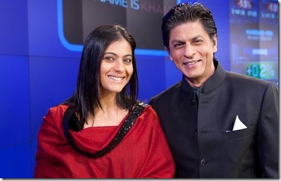 2Shahrukh & Kajol first Bollywood stars to ring the NASDAQ bell