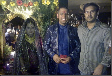 Dhoni Wedding Pics, Dhoni Sakshi Marriage Pictures8
