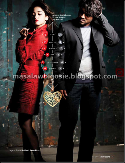 Tamanna,Allu Arjun for South Scope pictures4