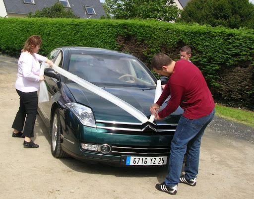 decoration voiture mariage