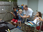 Kids Roastin Marshmellows