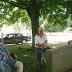 Click to Expand Richard Melton and Roy Ellen watch the clean up June 2009