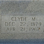 Clyde M. Gleaves, Church of Christ Evangalist
Son of Robert Grove and Alice Brooks Gleaves
Hollywood Cemetery
Wartrace, Bedford County, Tennessee