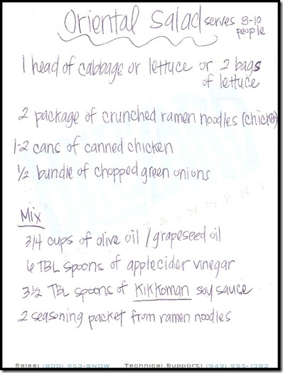 Oriental Salad