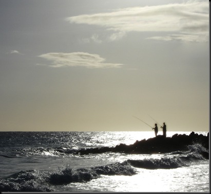 8 Barbados Fisherman sillouette