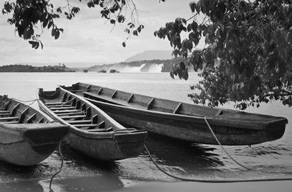 Boats on Salto Sapo - 2