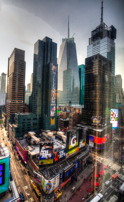 Times Square from above