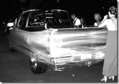 Wedding..Decorate Justin's truck!