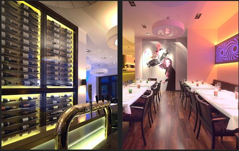modern interior design for restaurant concept