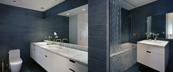 contemporary bathroom design by ZEFARA