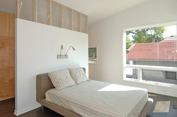 nice bedroom design in prefab homes