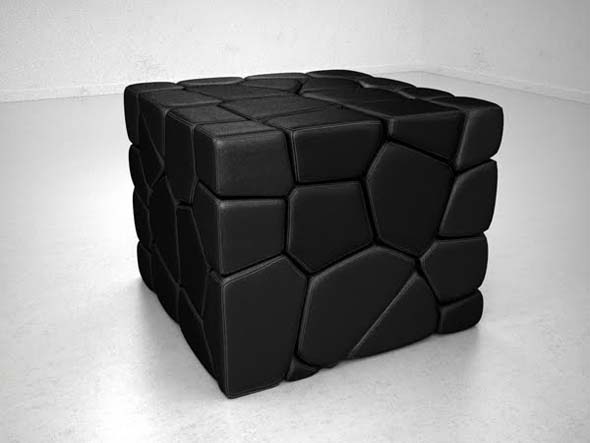 unique vuzzle cube chair inspiration
