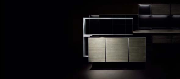 modern stainless kitchen interior design