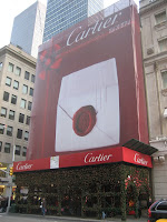 Way to go Cartier for making your construction work for you during the holidays!