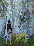 Eu... antes de cair umas 20 vezes...