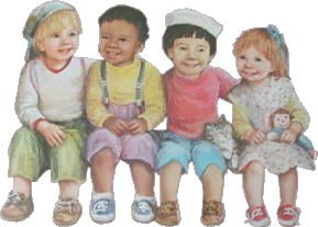 niños de colores