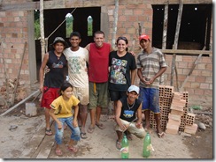 A few of the people that worked on the church.