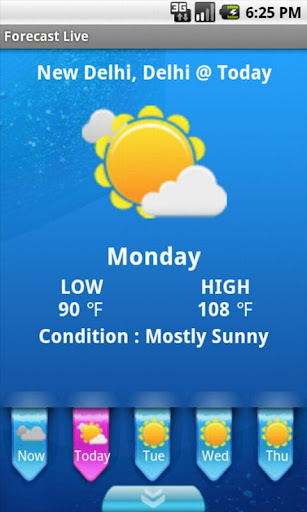 forecast-live for android screenshot
