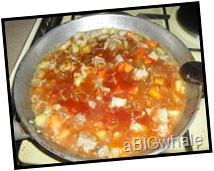 add tomato sauce, soy sauce and calamansi juice