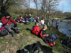 Lumch at the Raggart. Click on image for a larger version.