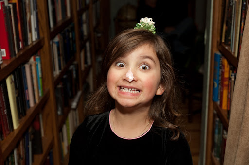 Can you say Happy Holidays? Kaycie is having way too much fun.