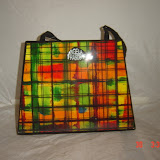 Color Splotch Line Purse 8" x 6.5" # 102