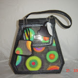 Colored Circles Purse 9" x 10" Quantity=2 # 130