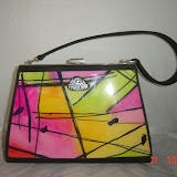 Rainbow Bright Line Purse 9" x 6.5" SOLD