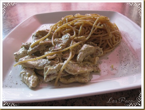 Tiras de Solomillo con Espaguetis (1)