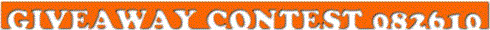 Giveaway Contest 082610