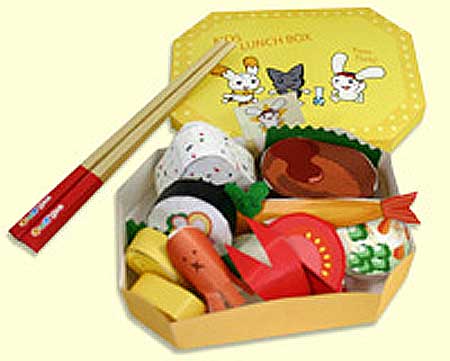 Sushi Lunch Box Papercraft